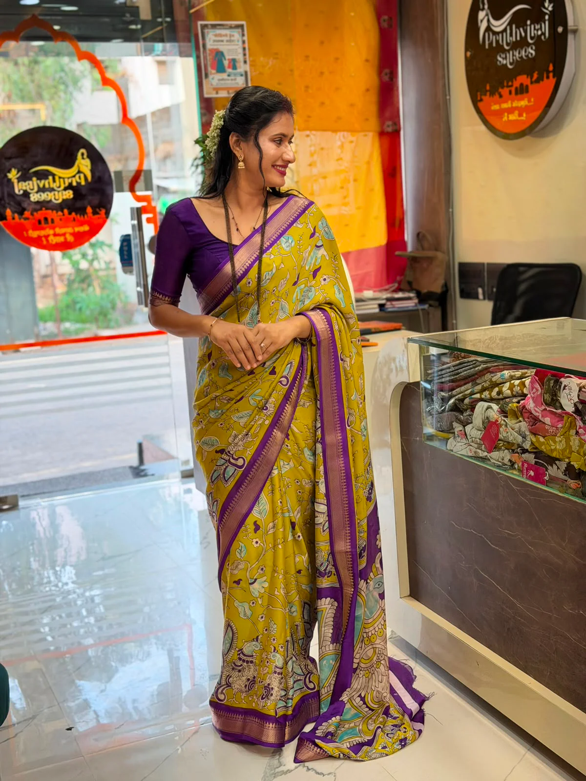 Marshmalo Fabric saree - Image 3
