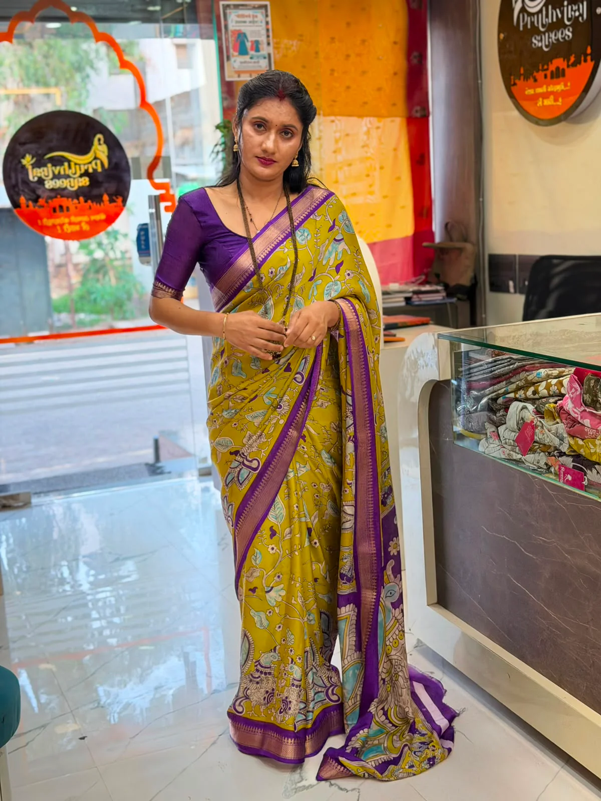 Marshmalo Fabric saree - Image 5