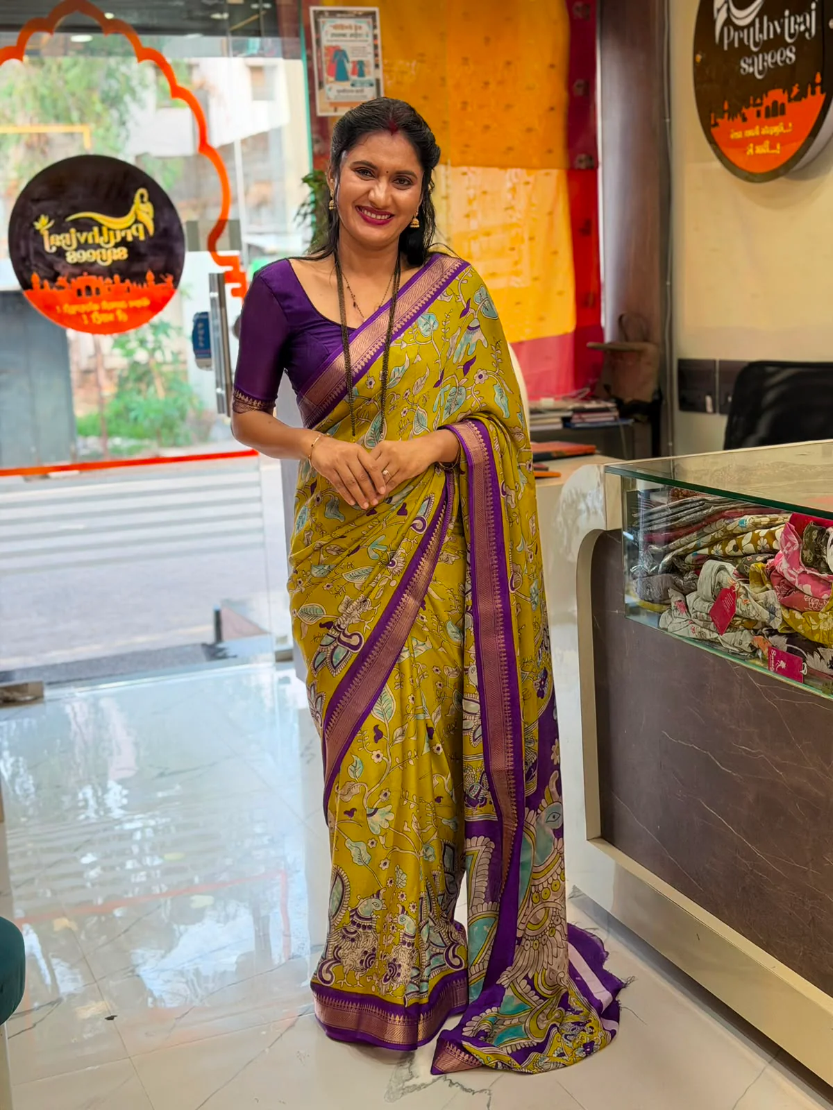 Marshmalo Fabric saree - Image 6