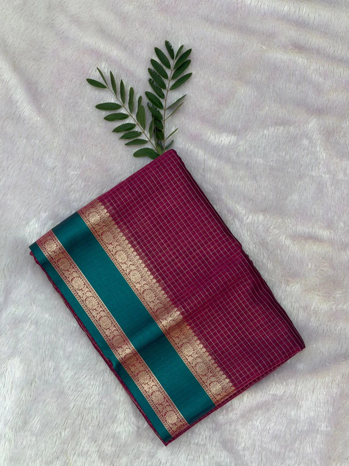 Namarata South Indian Pattern Saree - Marron