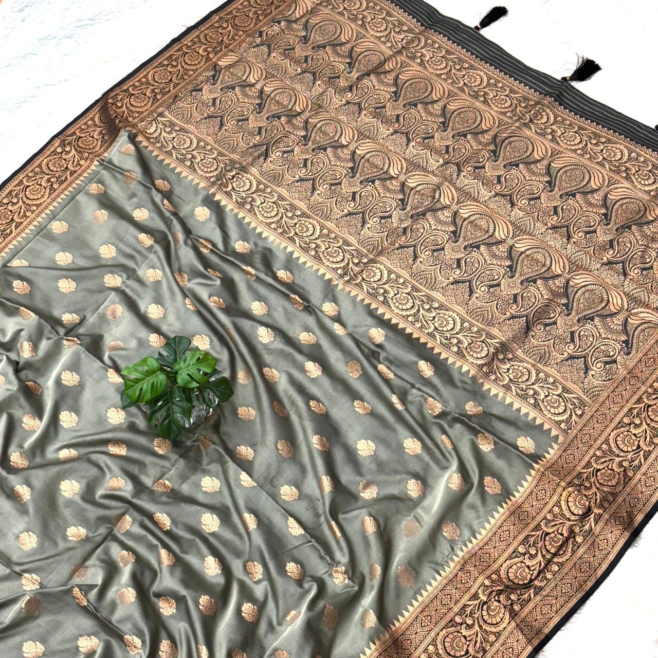 Soft banarasi- gray