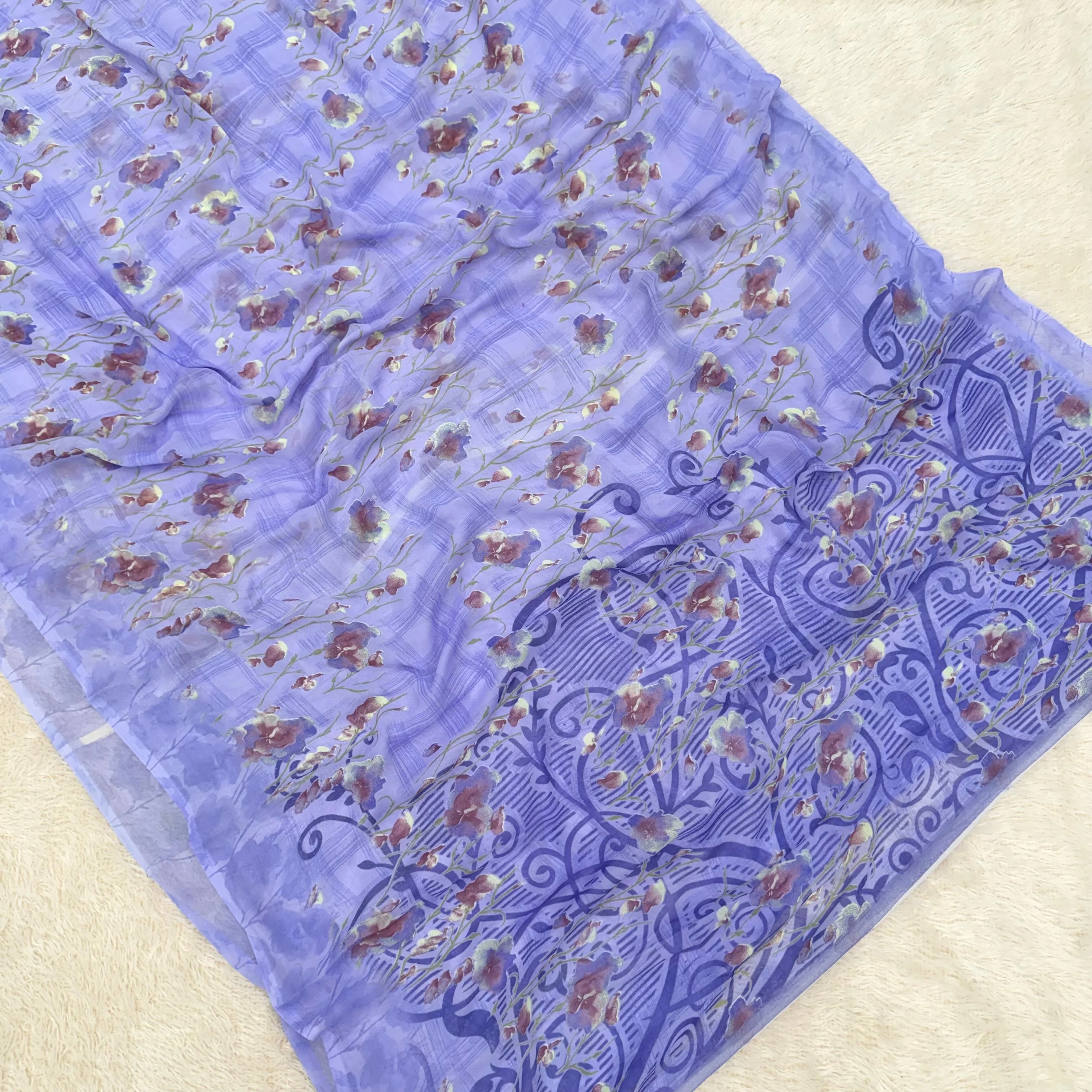Trendy Lightweight Saree for Women - RAMA - Image 5